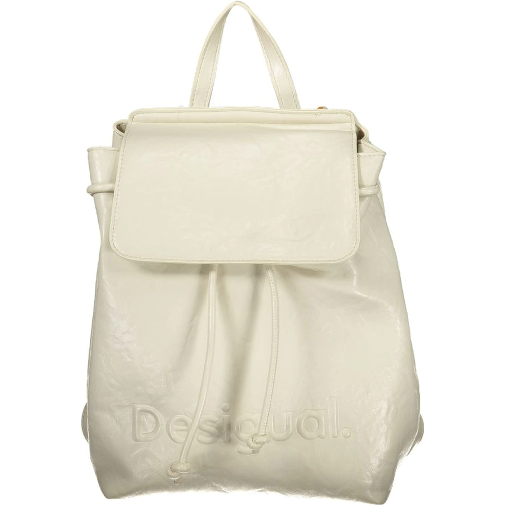 White Polyethylene Backpack