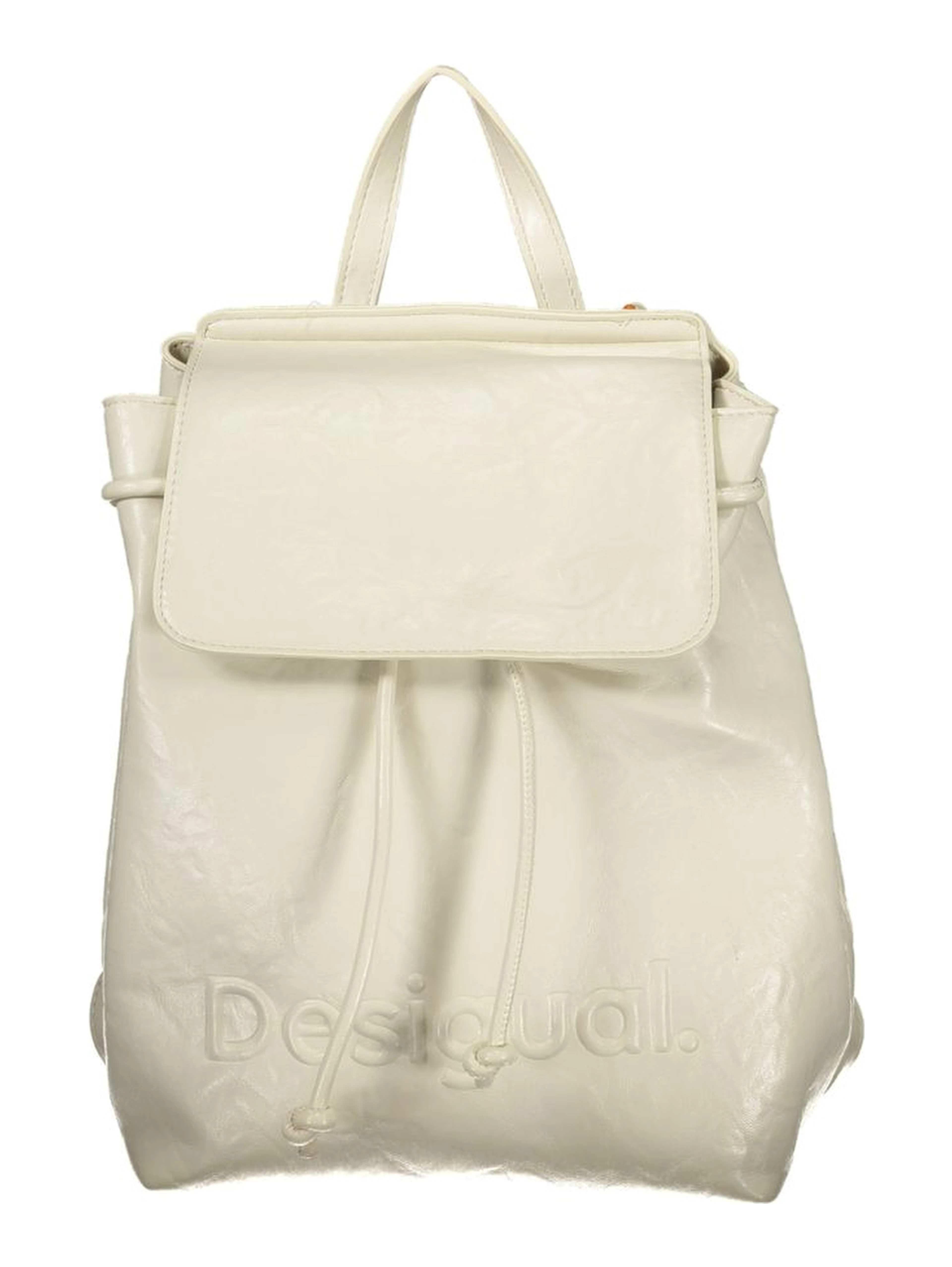White Polyethylene Backpack