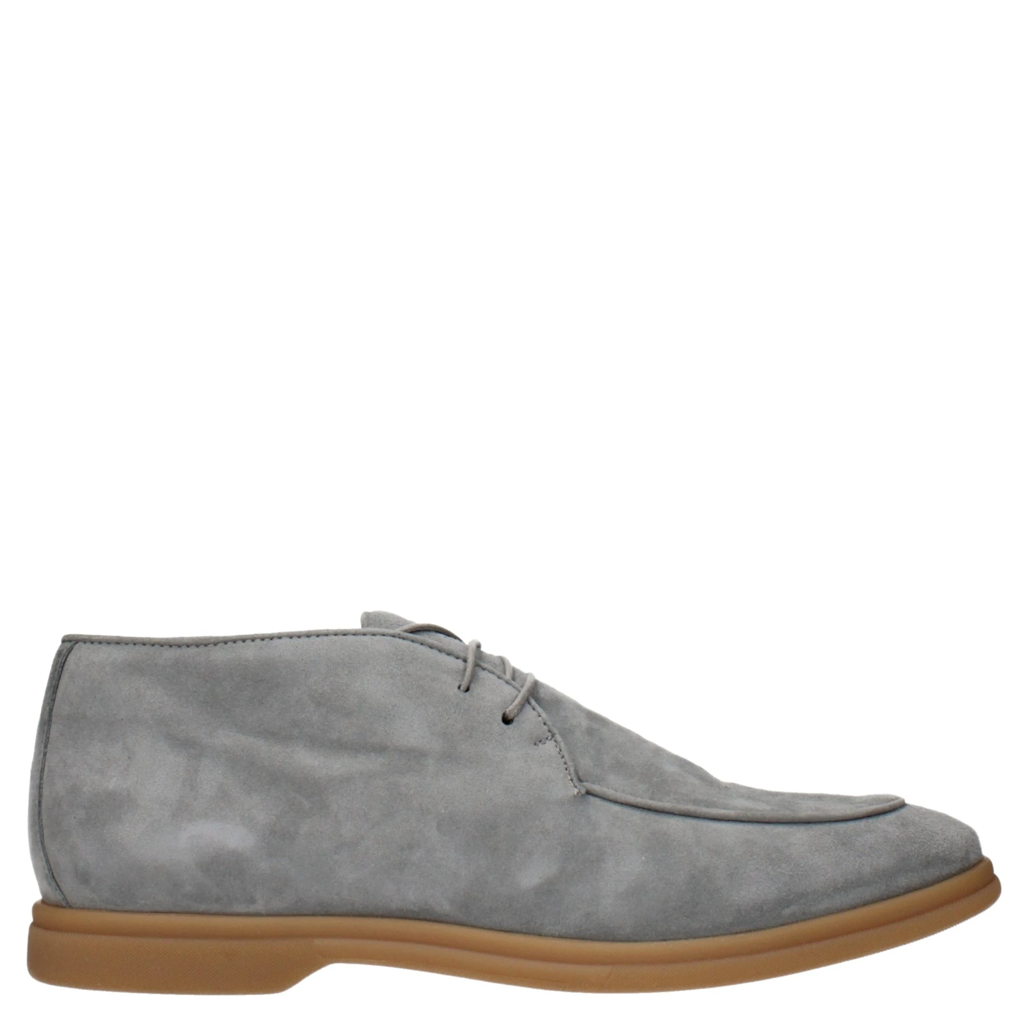 Gray Leather Oxfords And Derbies
