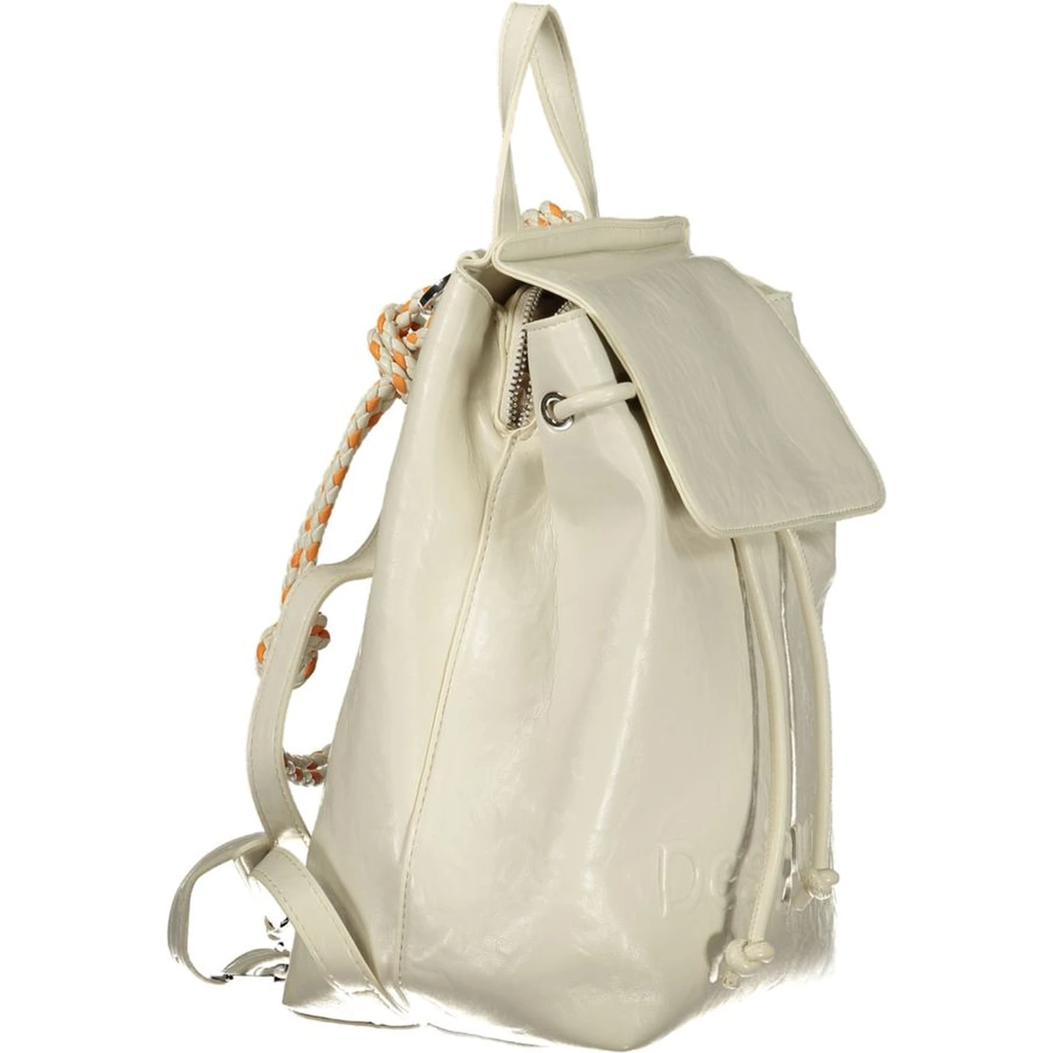 White Polyethylene Backpack