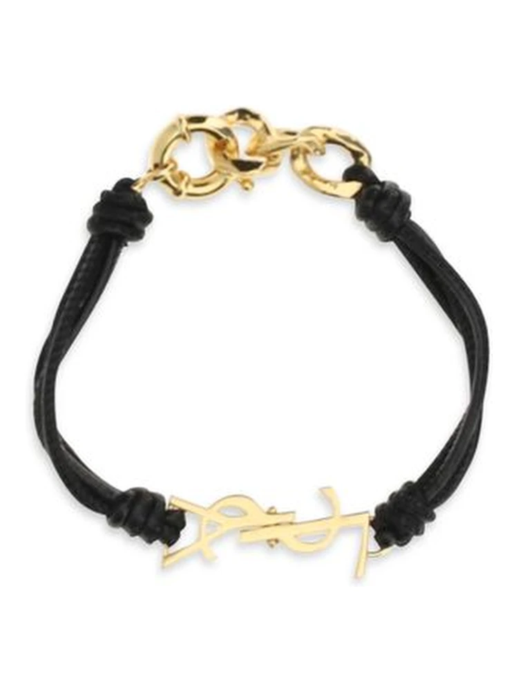 Black Calf Leather Bos Taurus Bracelet