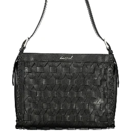 Black Polyurethane Women's Handbag