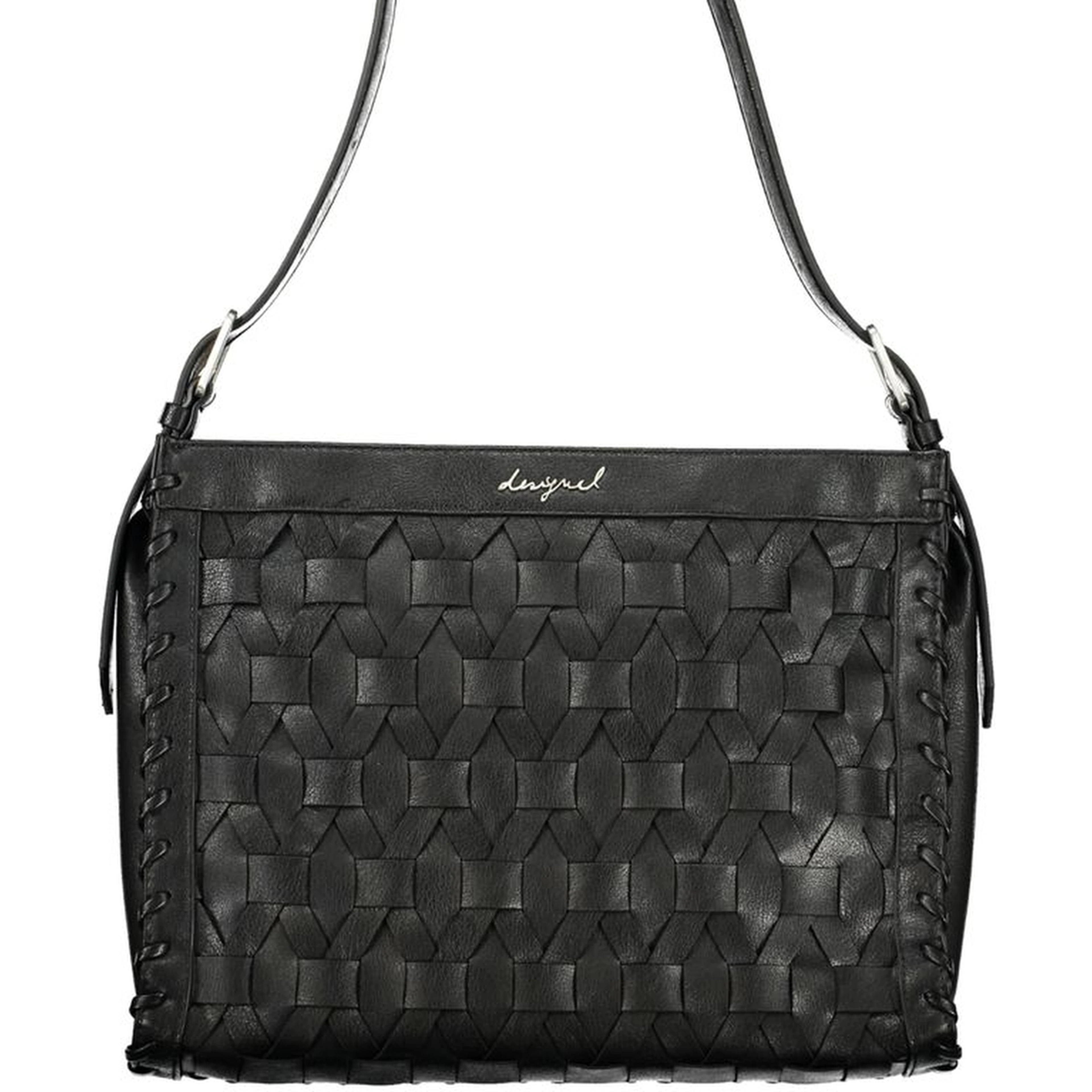 Black Polyurethane Women's Handbag