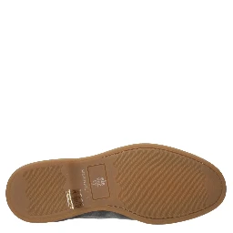 Gray Leather Oxfords And Derbies