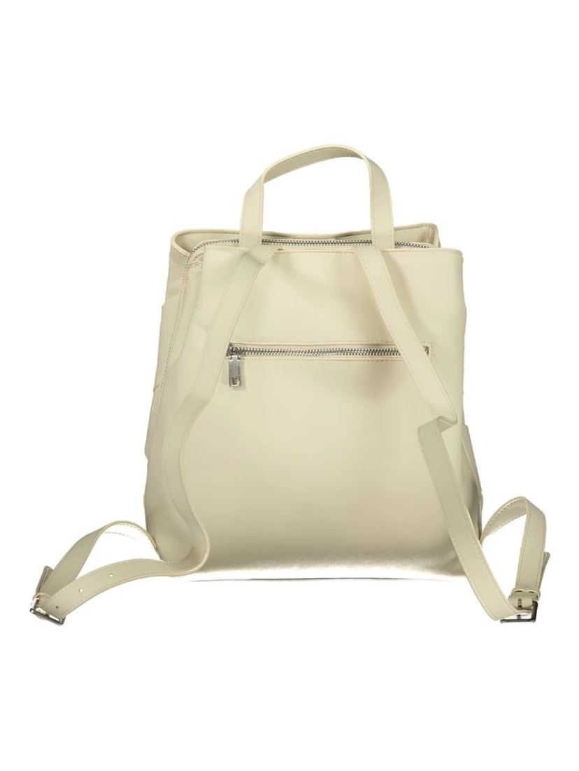 White Polyethylene Backpack