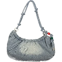 Azzurro Cotton Women's Handbag