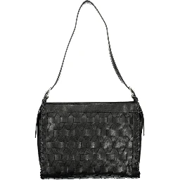 Black Polyurethane Women's Handbag