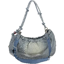 Azzurro Cotton Women's Handbag