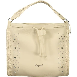Bianco Poliuretano Woman Backpack