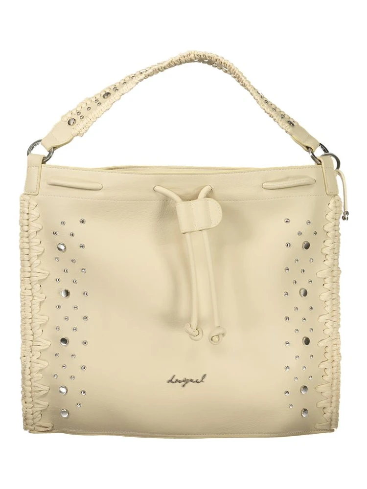 Bianco Poliuretano Woman Backpack