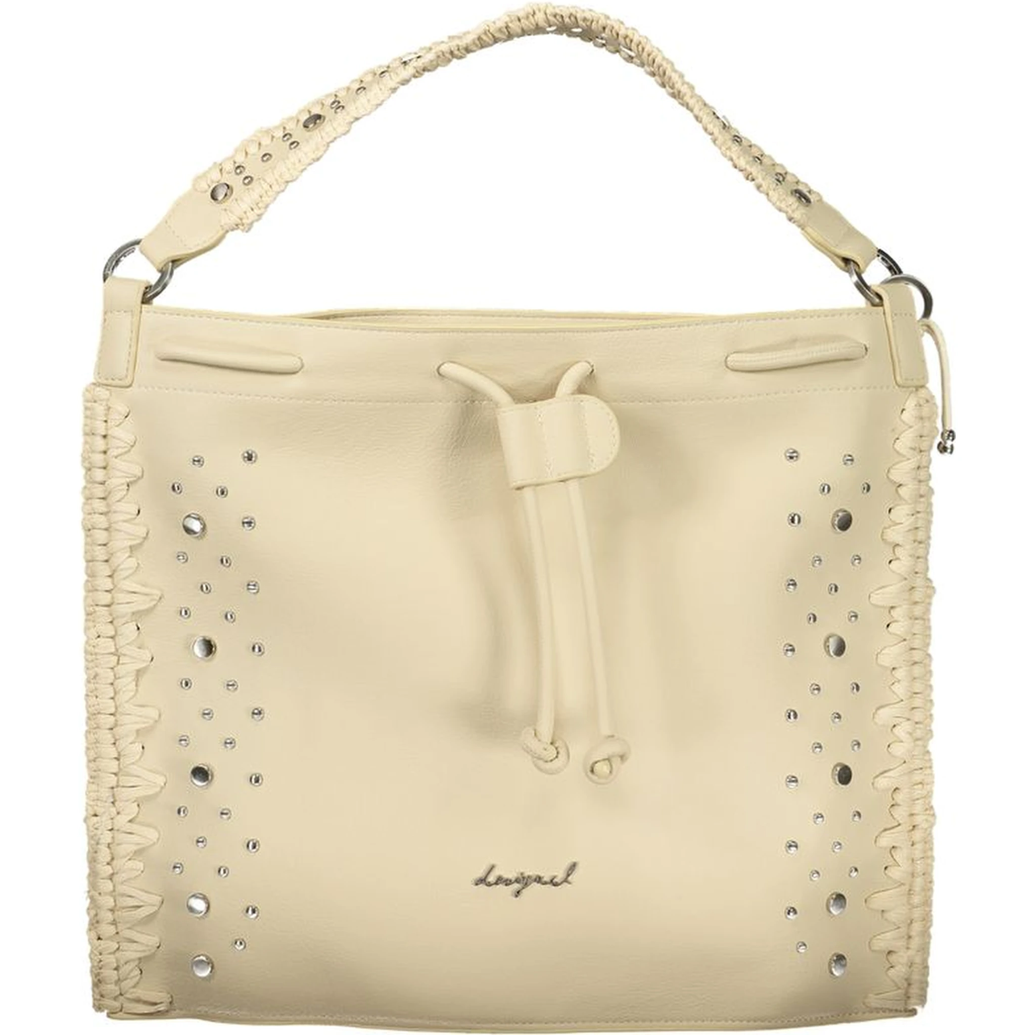 Bianco Poliuretano Woman Backpack