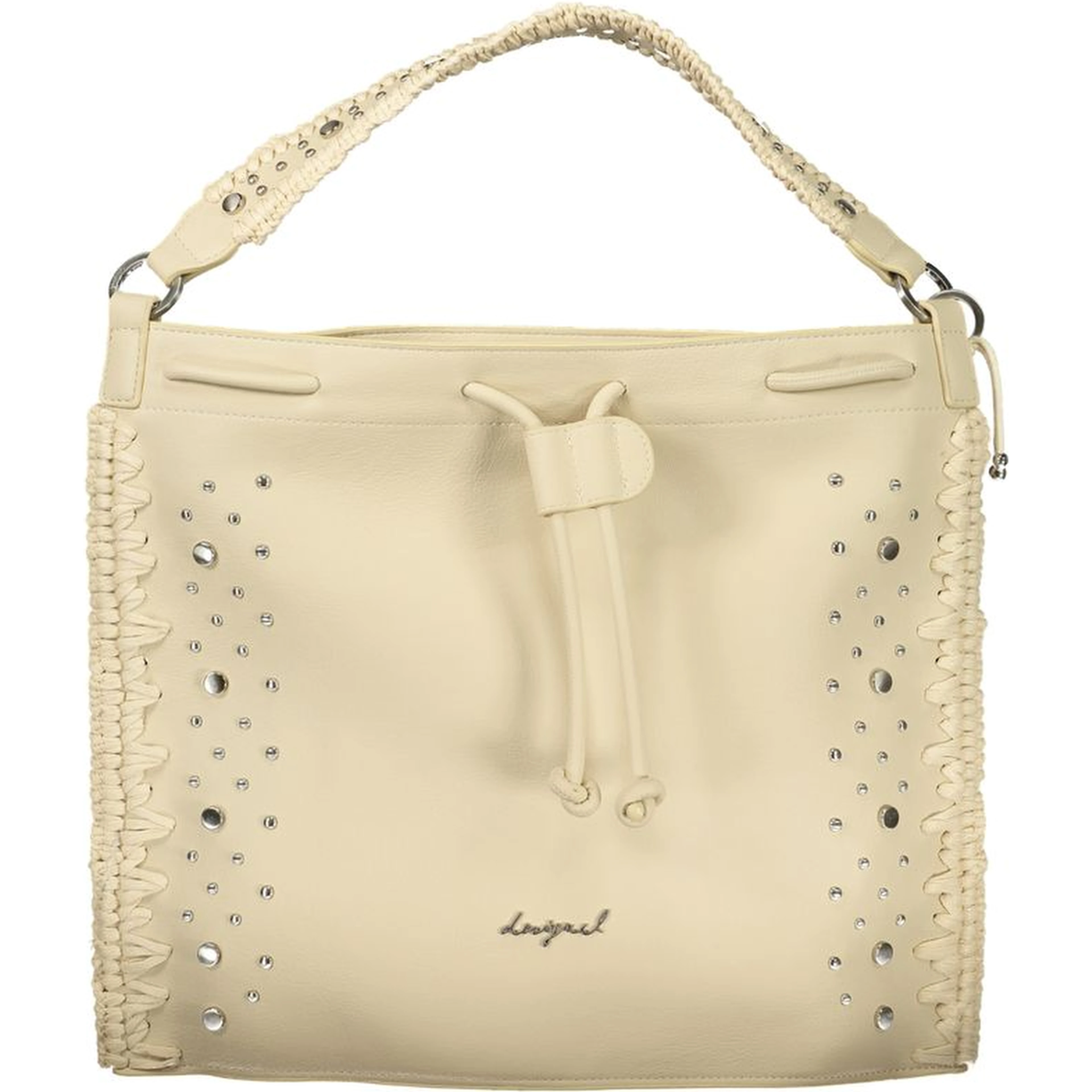 Bianco Poliuretano Woman Backpack
