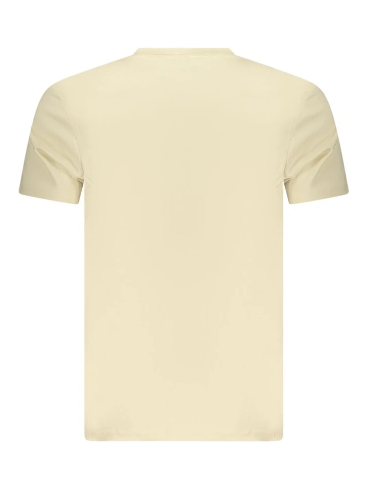 Beige Cotton Men T-Shirt alternative