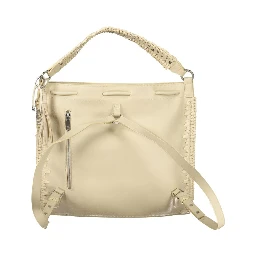 Bianco Poliuretano Woman Backpack