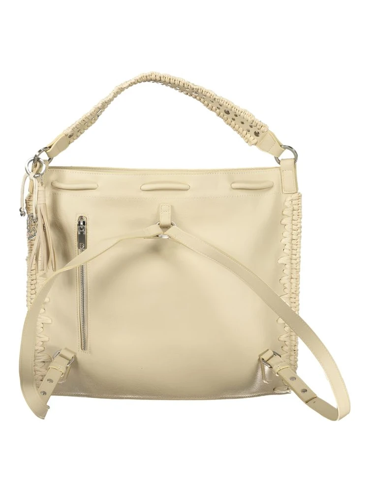 Bianco Poliuretano Woman Backpack alternative