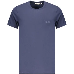 Blu Cotton Men T-Shirt