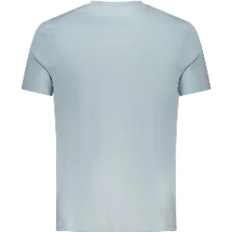 Azzurro Cotton Men T-Shirt