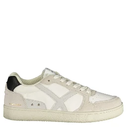 Bianco Polyester Men Sneaker