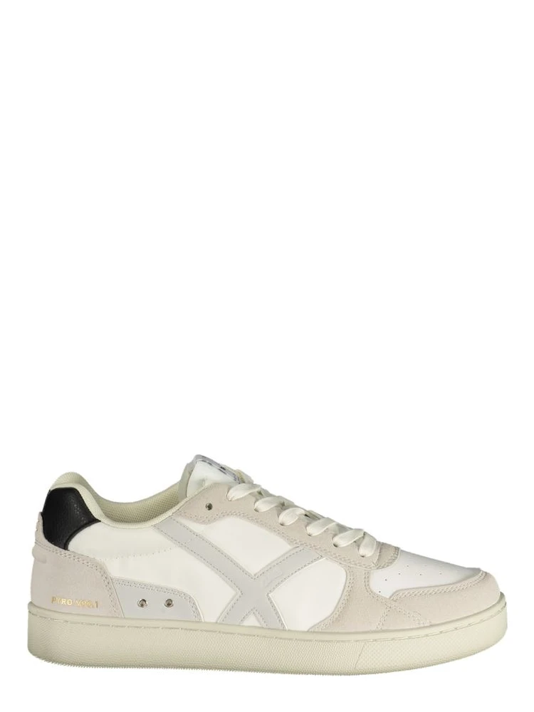 Bianco Polyester Men Sneaker