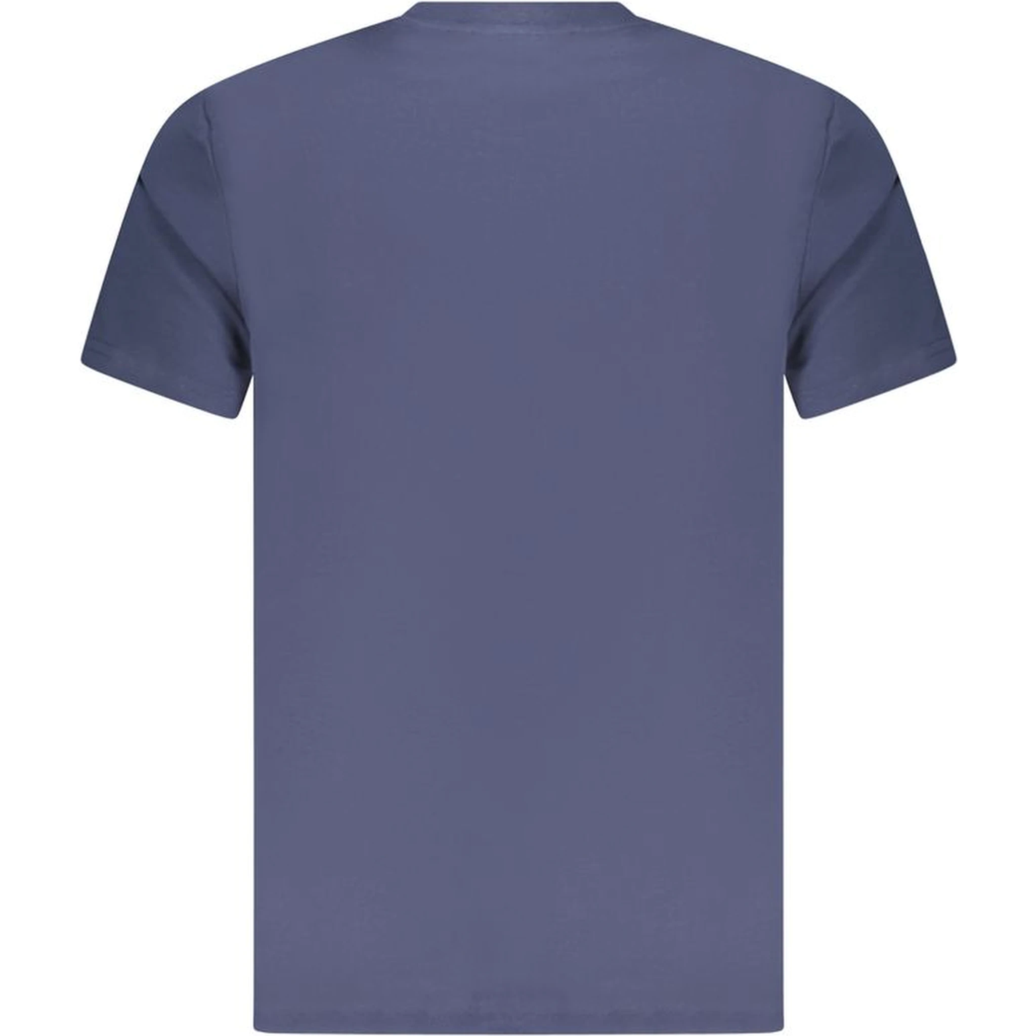 Blu Cotton Men T-Shirt