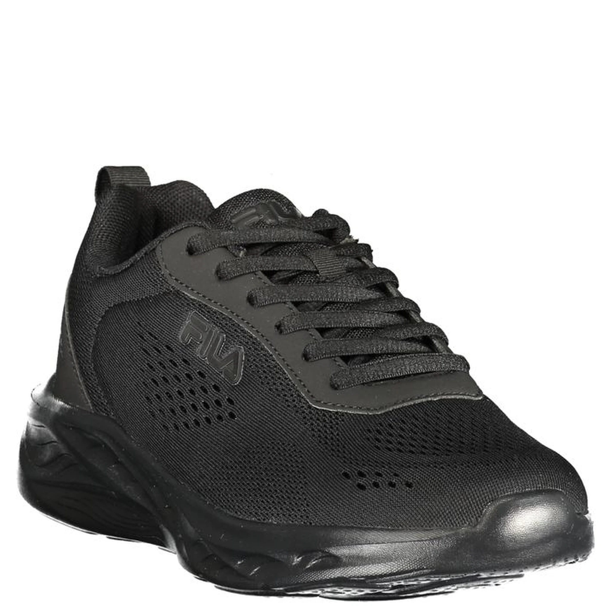 Nero Polyurethane Men Sneaker