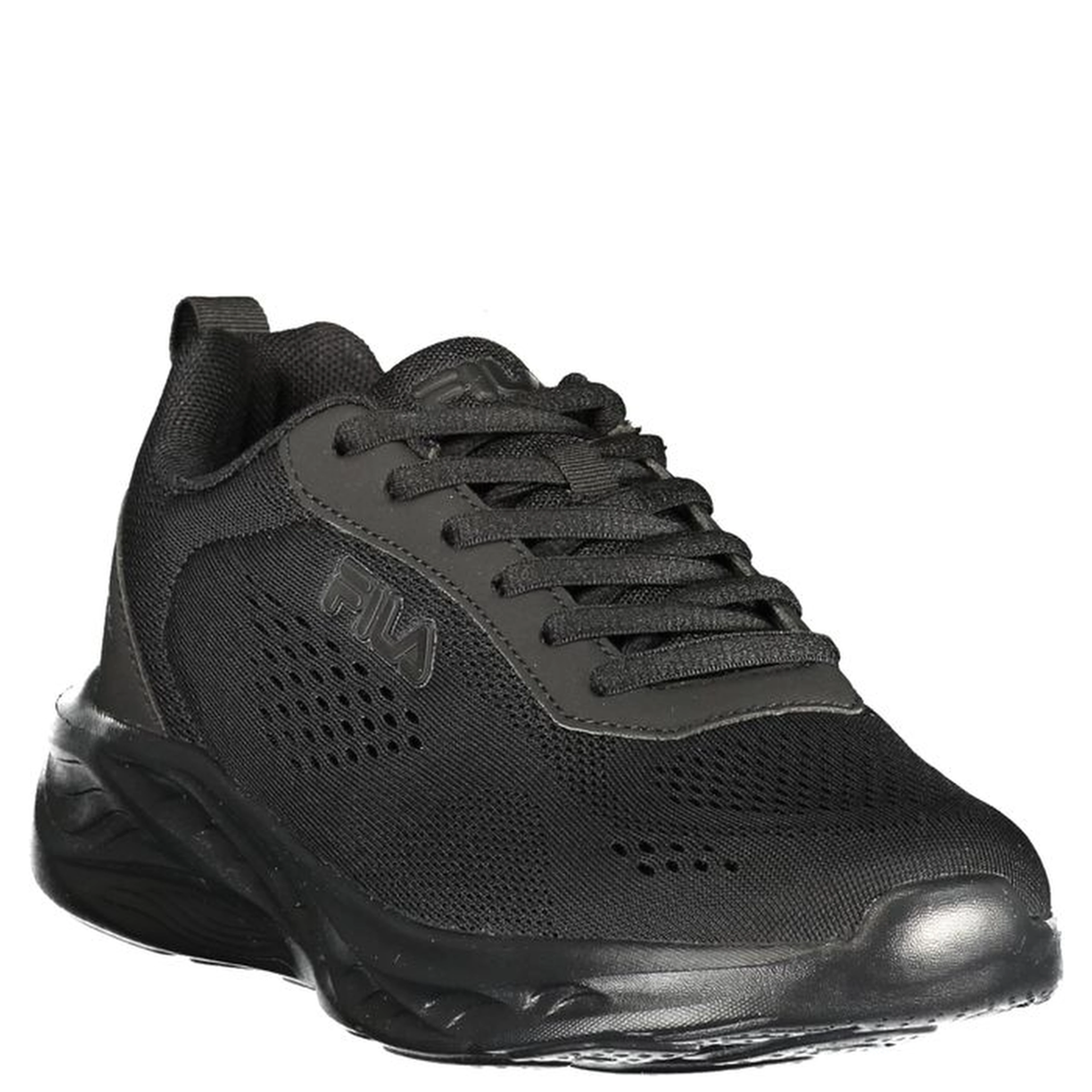 Nero Polyurethane Men Sneaker