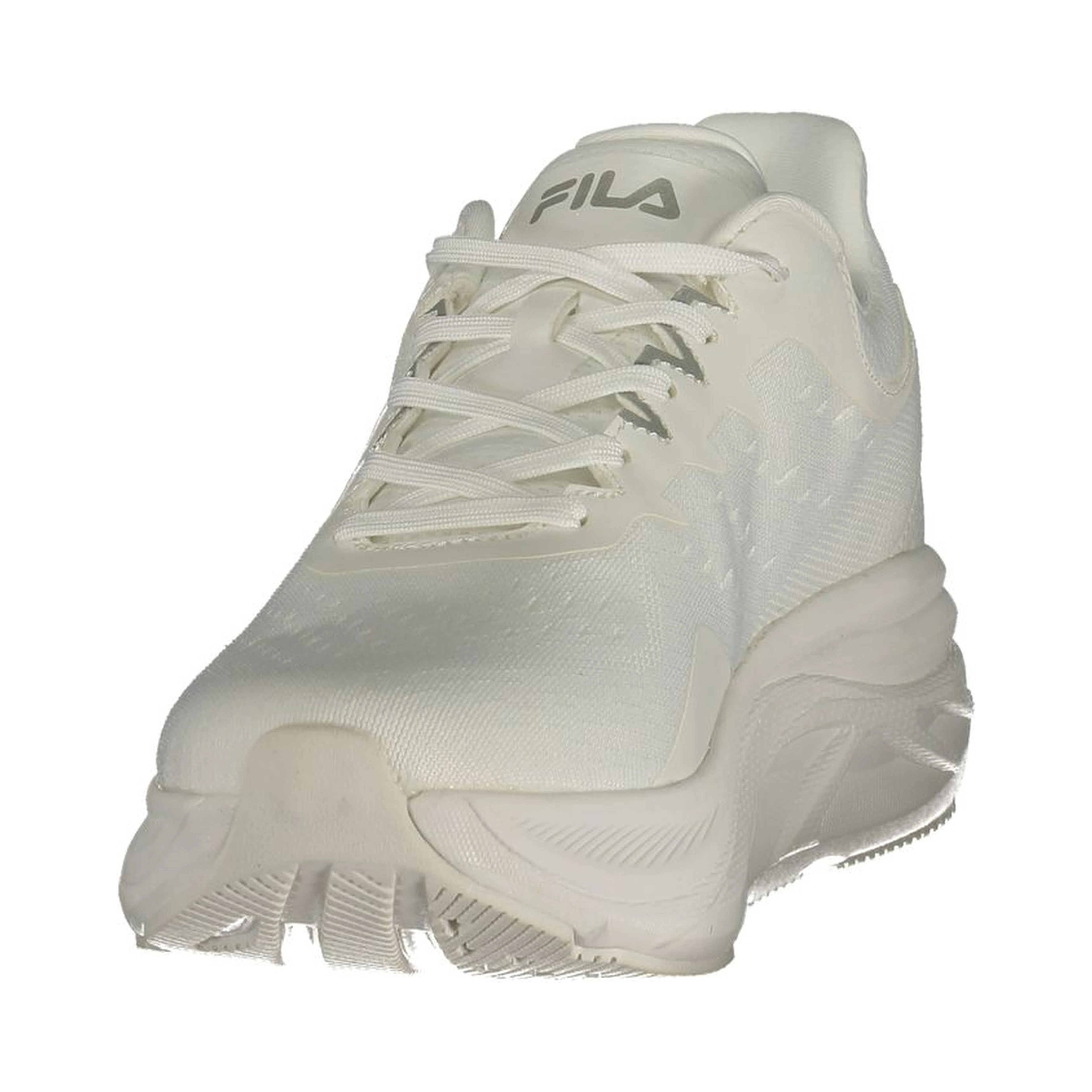 White Polyester Men's Sneaker