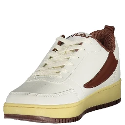 Bianco Poliuretano Uomo Sneaker