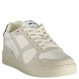 Bianco Polyester Men Sneaker