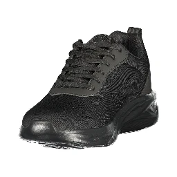 Nero Polyurethane Men Sneaker