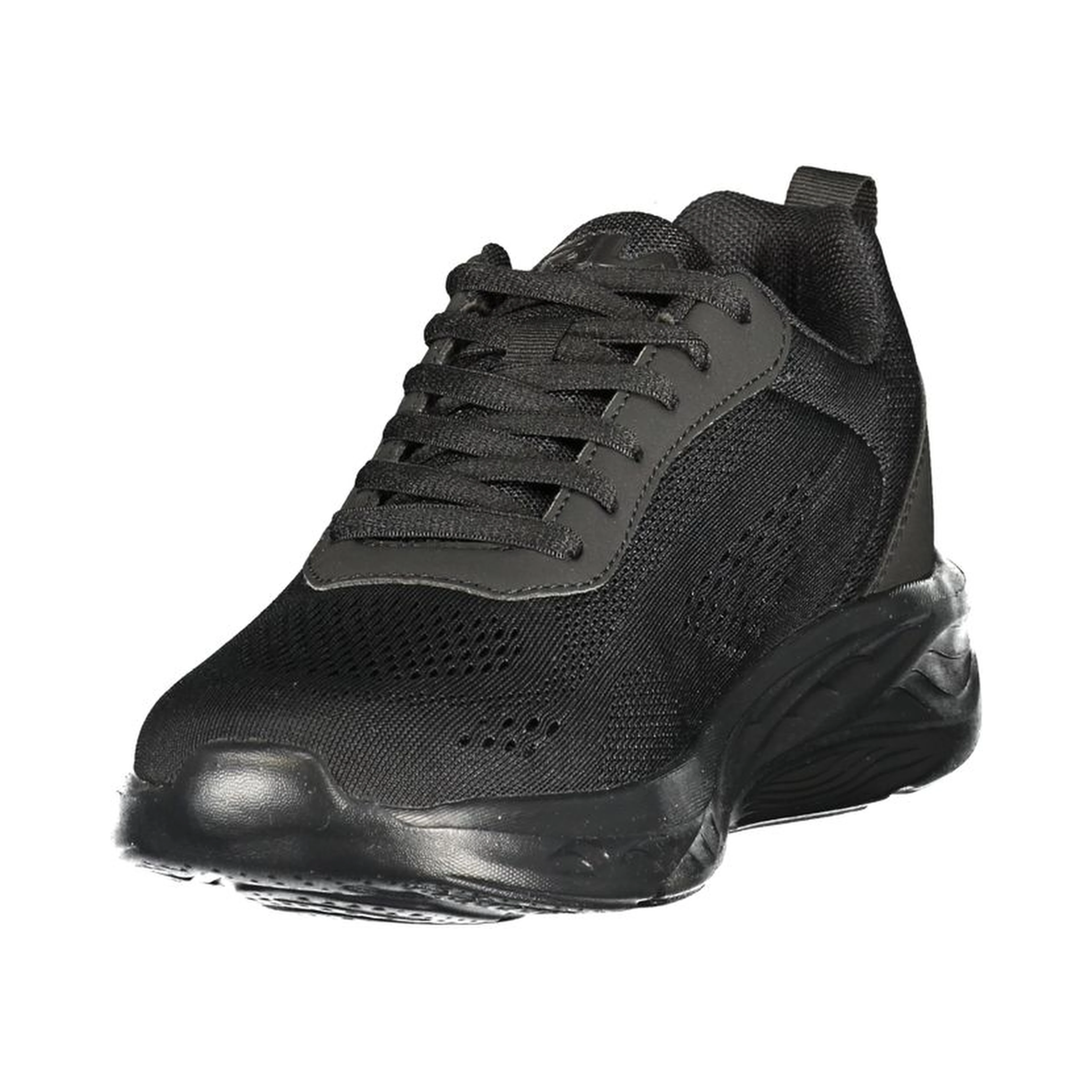 Nero Polyurethane Men Sneaker