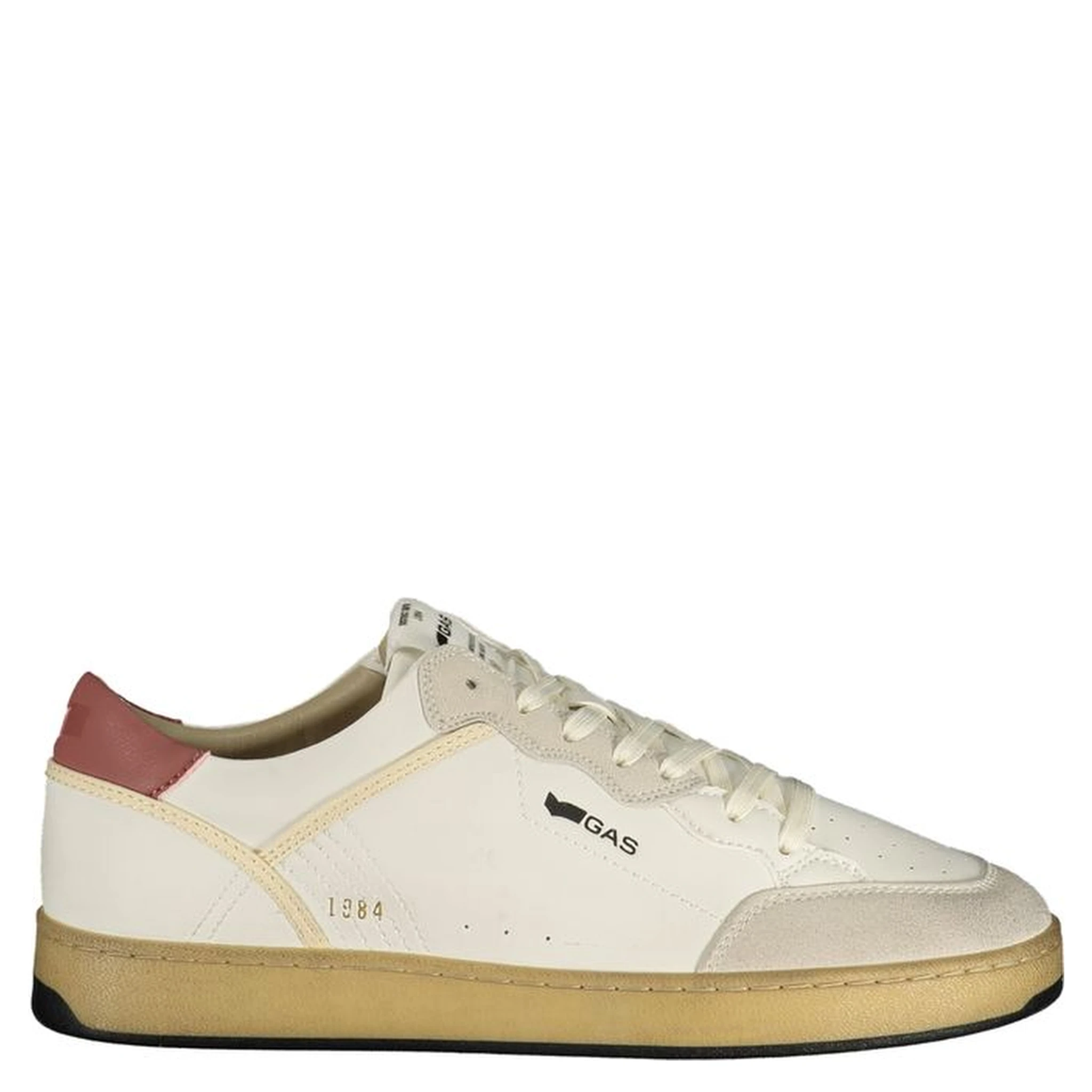 White Polyurethane Men Sneaker