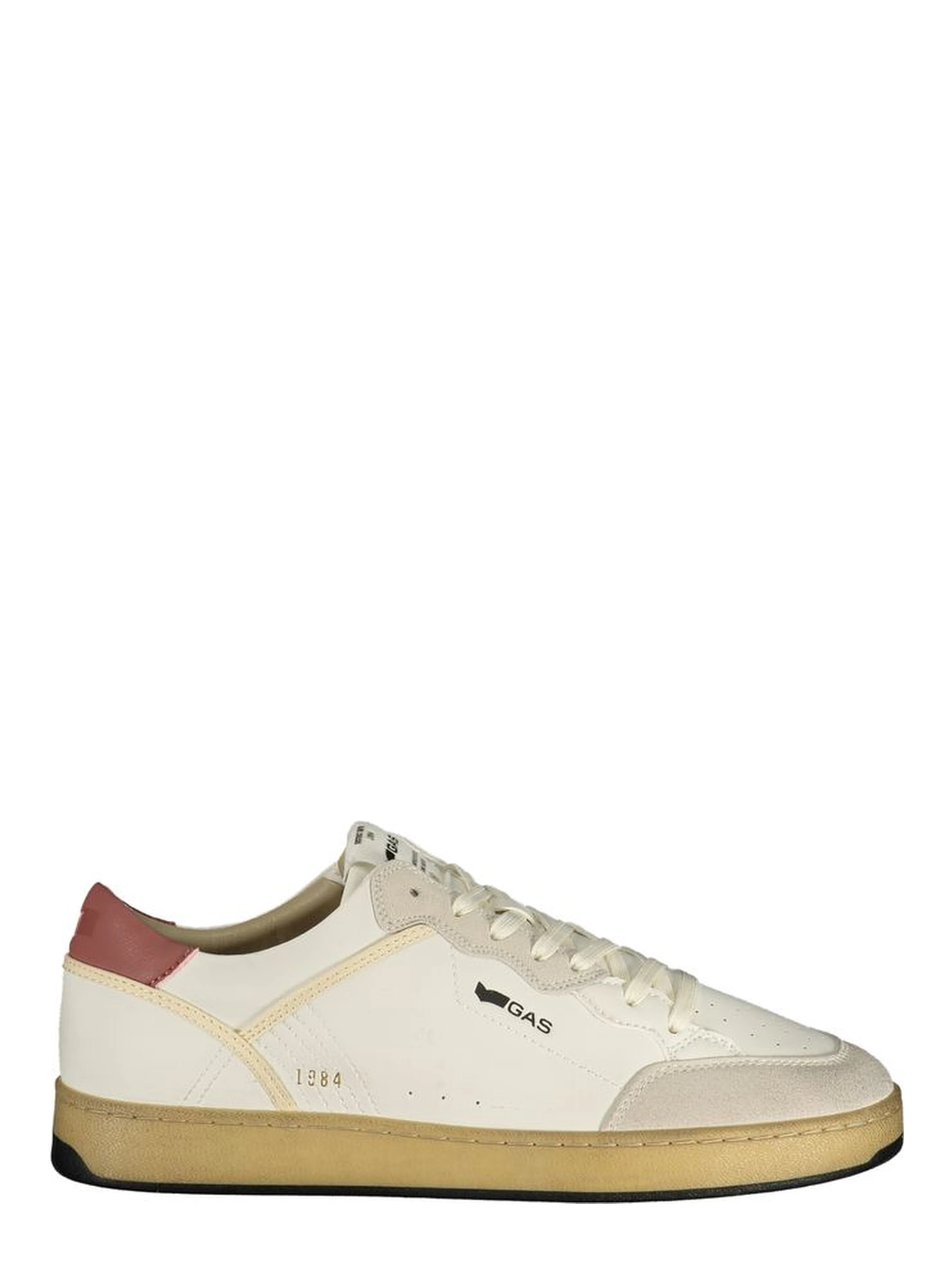 White Polyurethane Men Sneaker