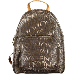 Marrone Poliuretano Woman Backpack