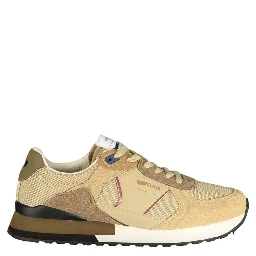 Beige Polyurethane Men Sneaker