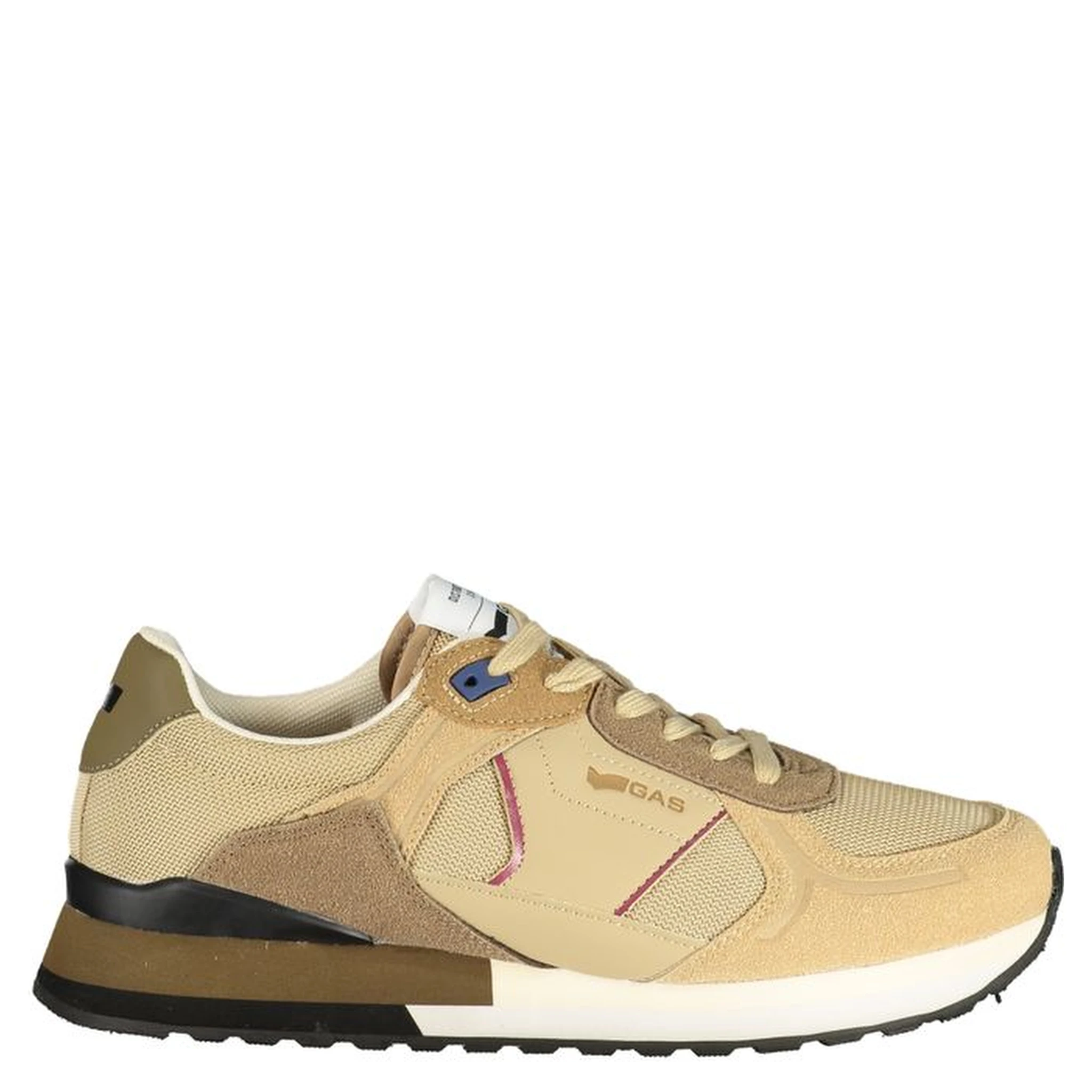 Beige Polyurethane Men Sneaker