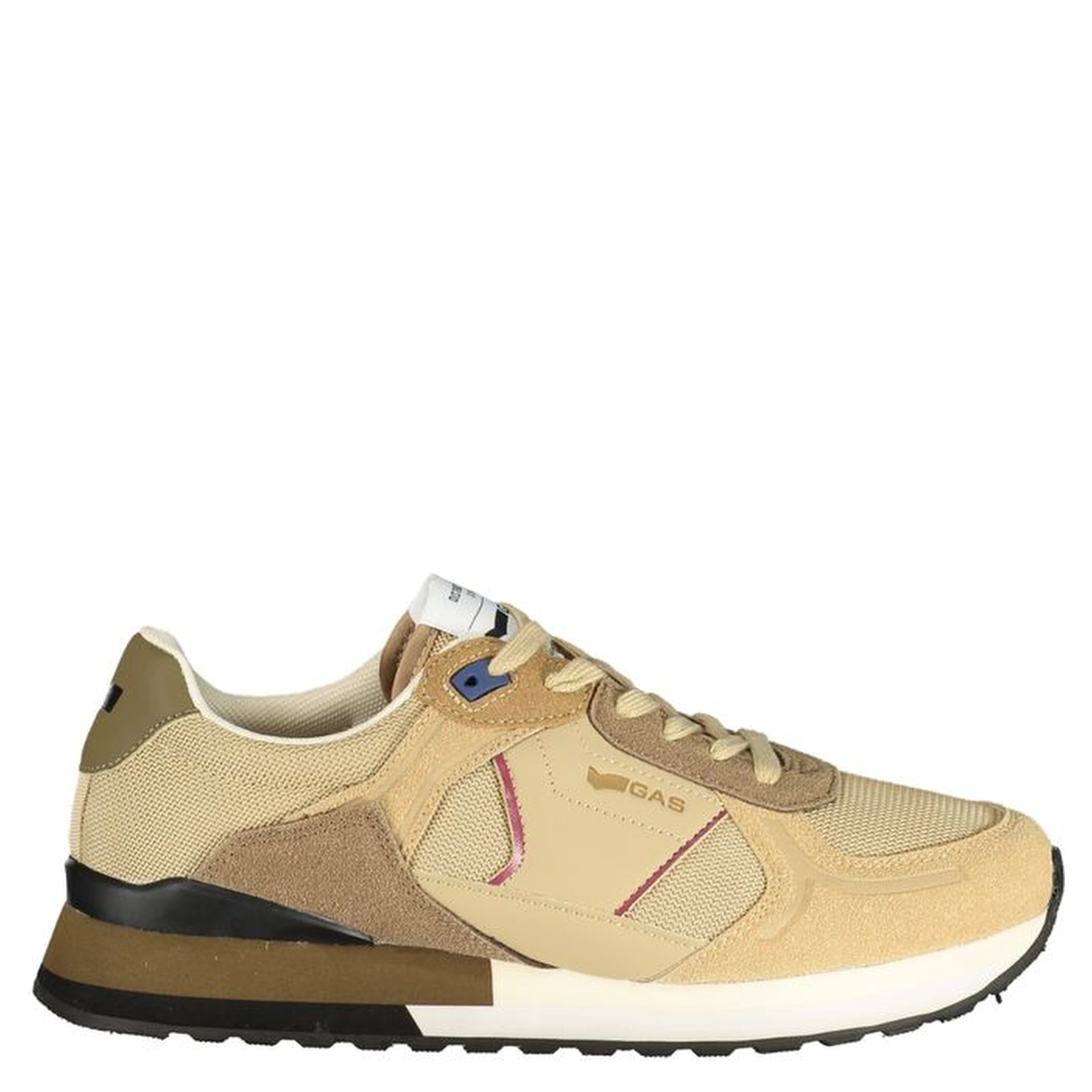 Beige Polyurethane Men Sneaker