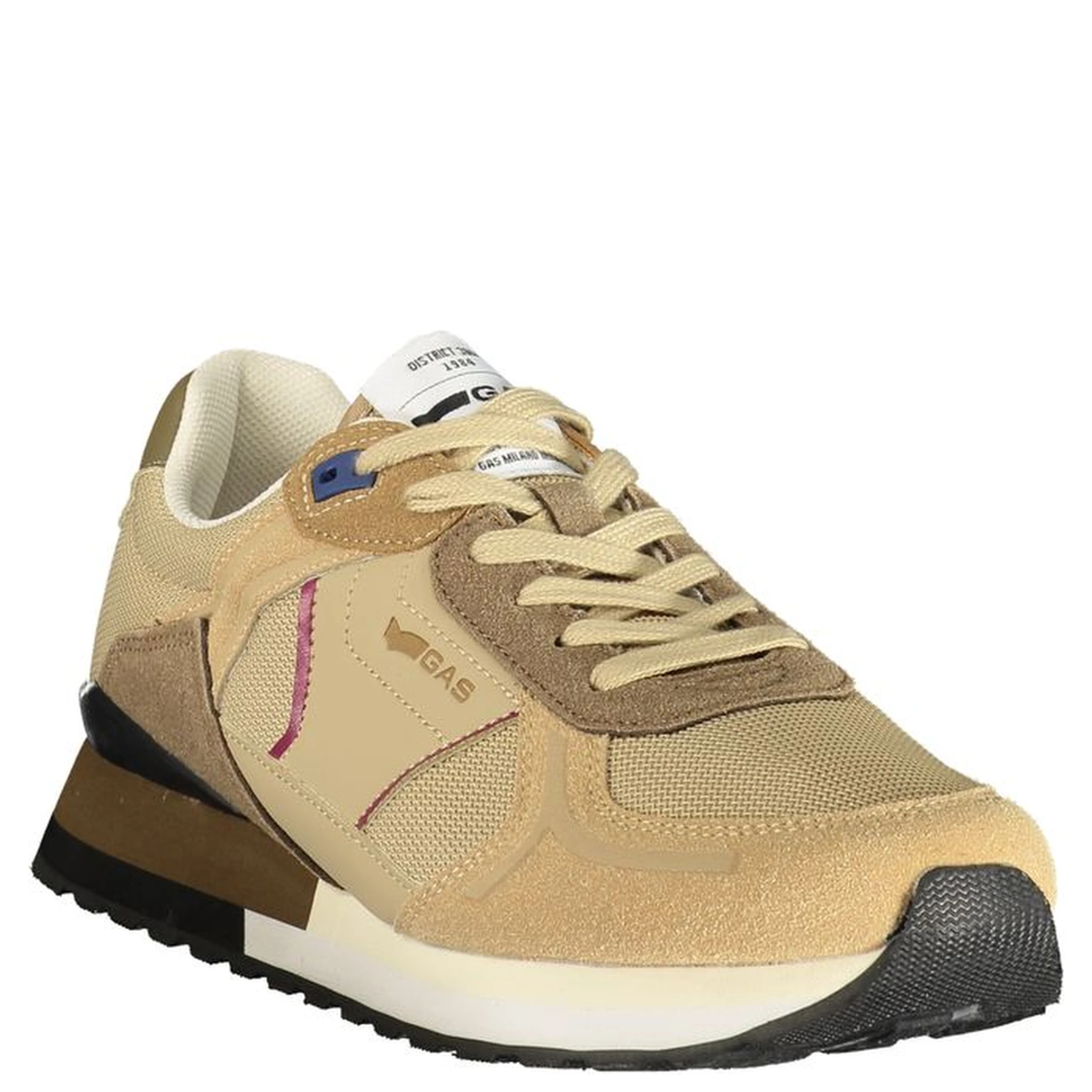 Beige Polyurethane Men Sneaker