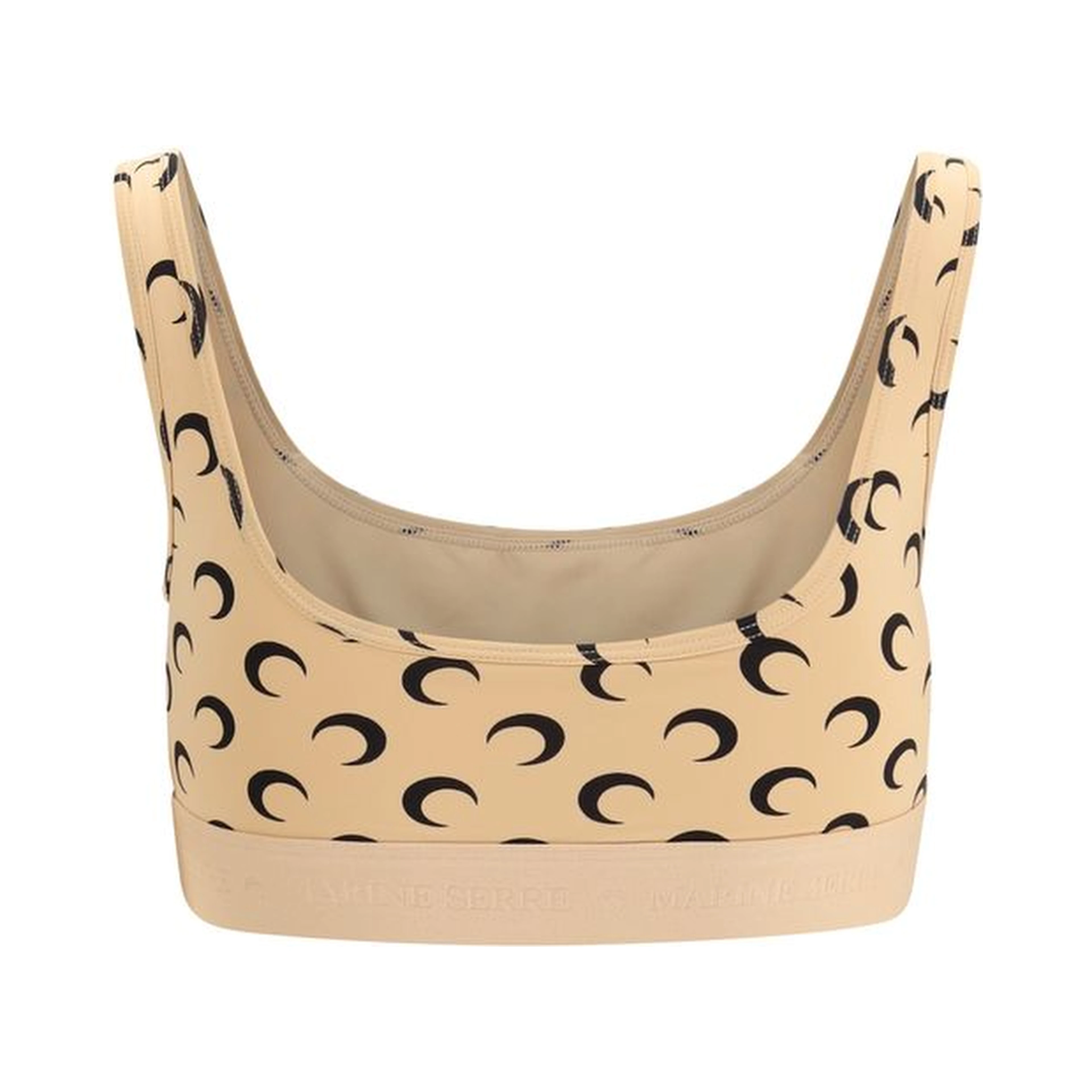 Beige Polyamide Sport Bra