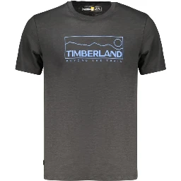 Black Cotton Men T-Shirt