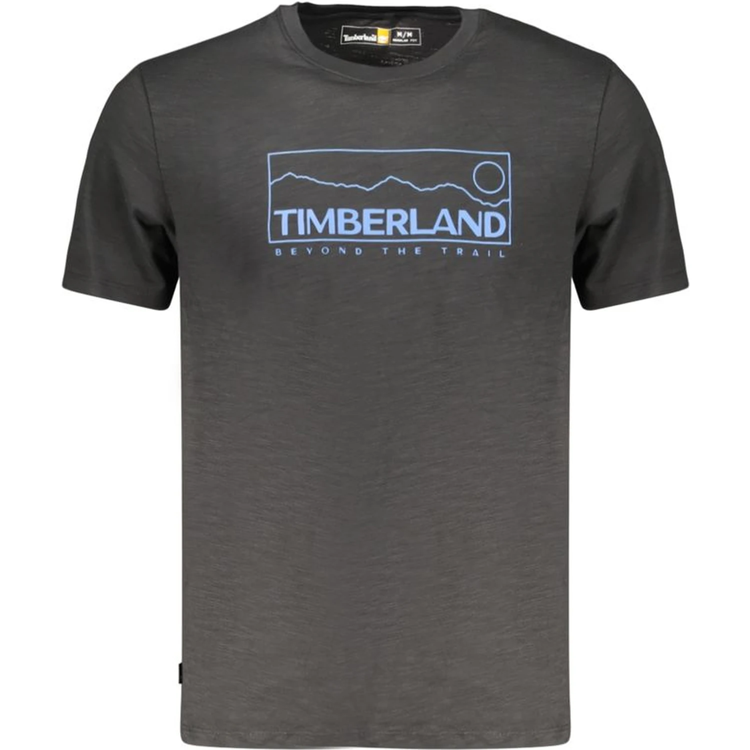 Black Cotton Men T-Shirt
