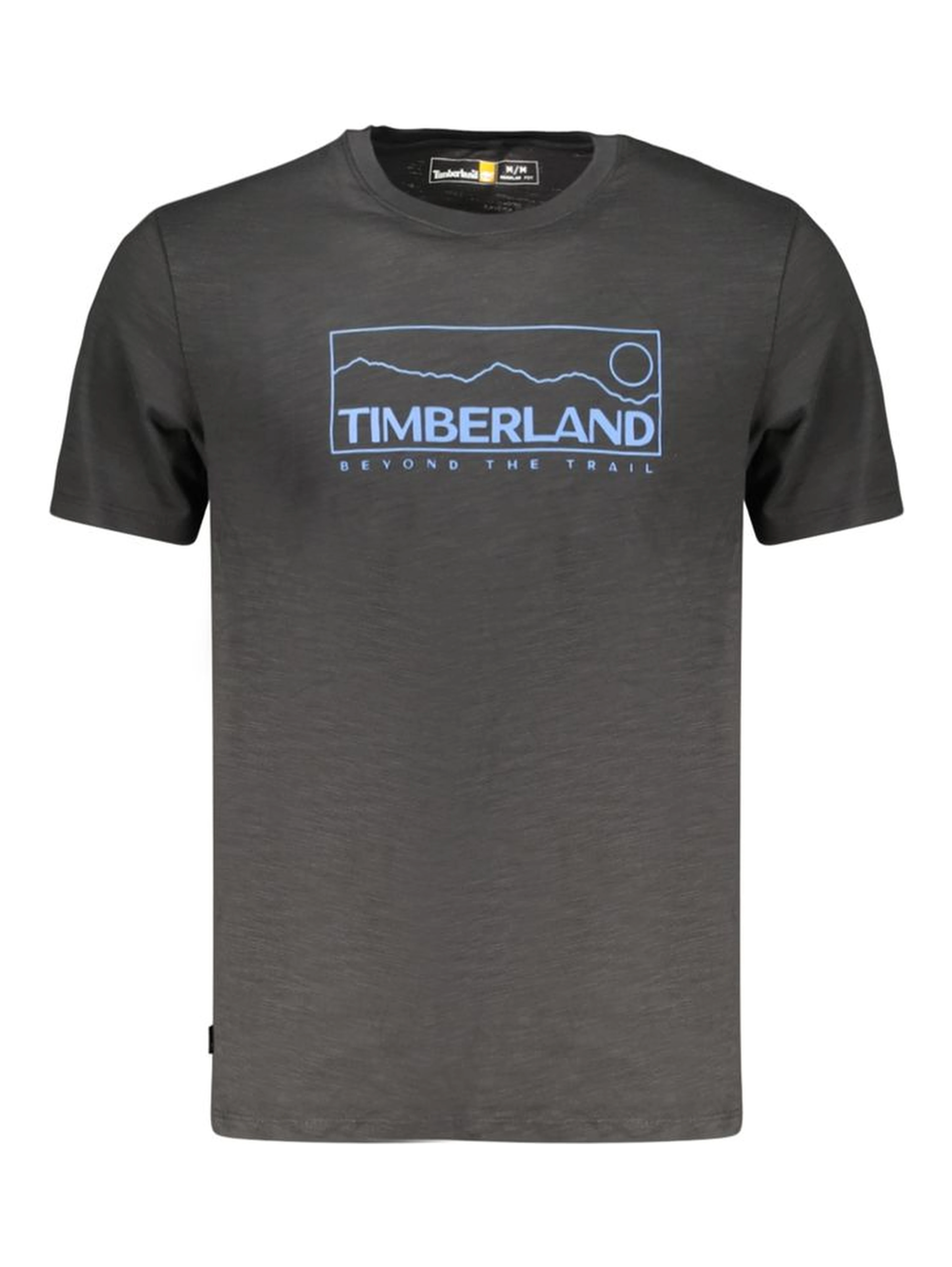 Black Cotton Men T-Shirt