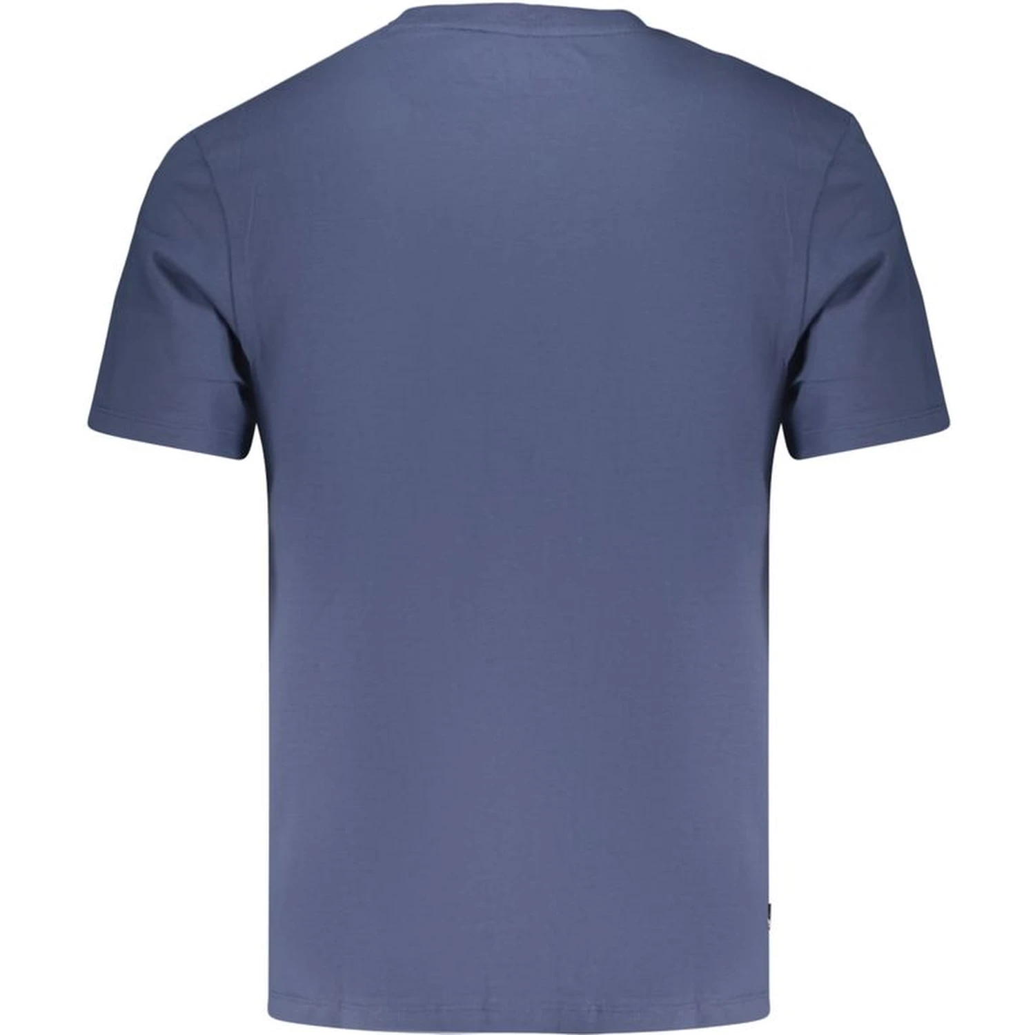 Blue Cotton Men's T-Shirt