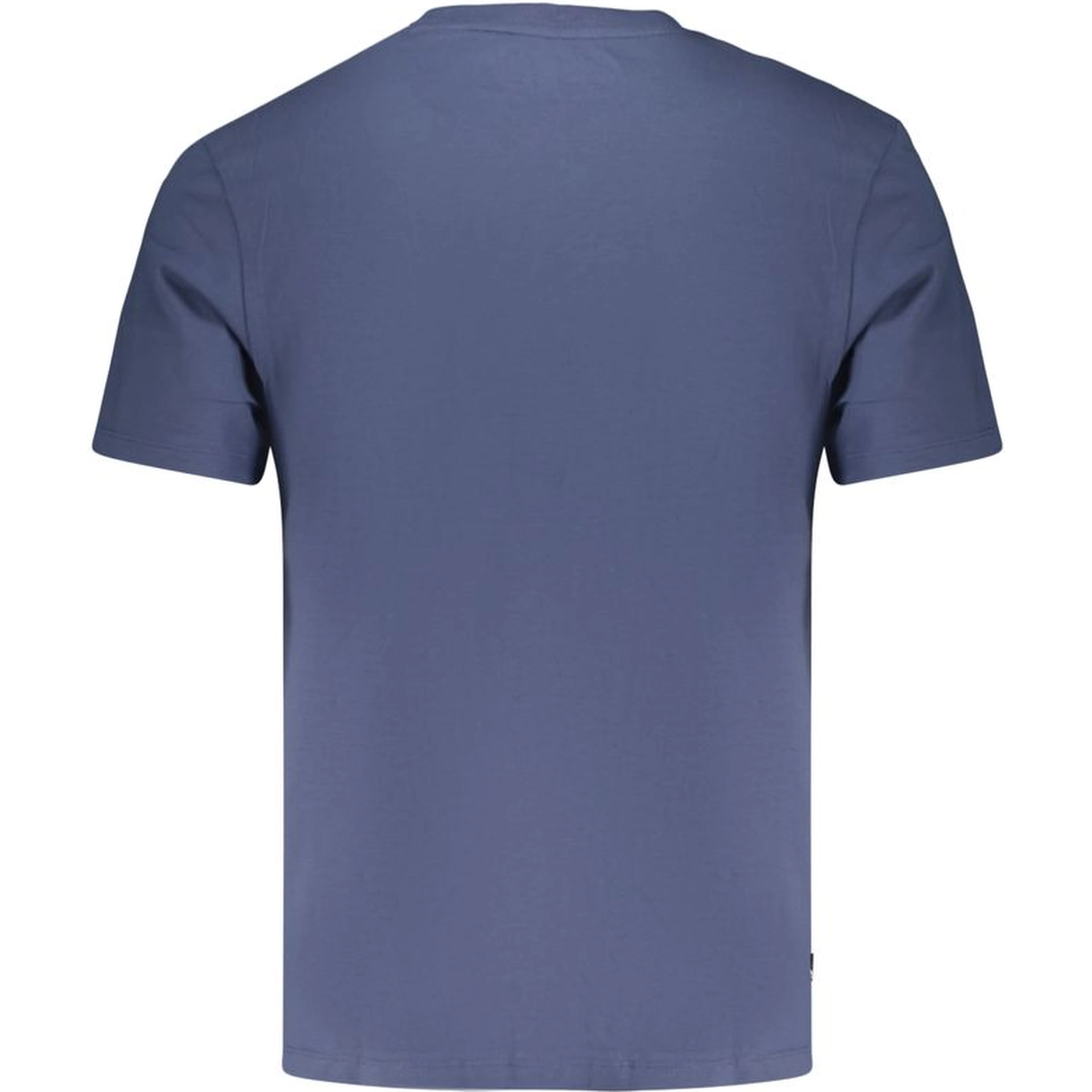 Blue Cotton Men's T-Shirt