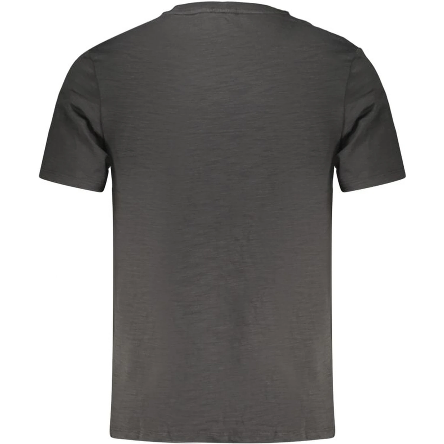 Black Cotton Men T-Shirt