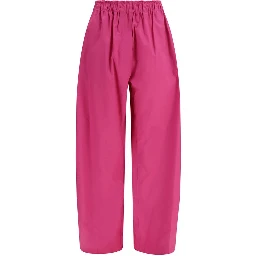 Multicolor Lyocell Casual Pants