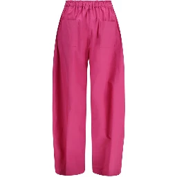 Multicolor Lyocell Casual Pants