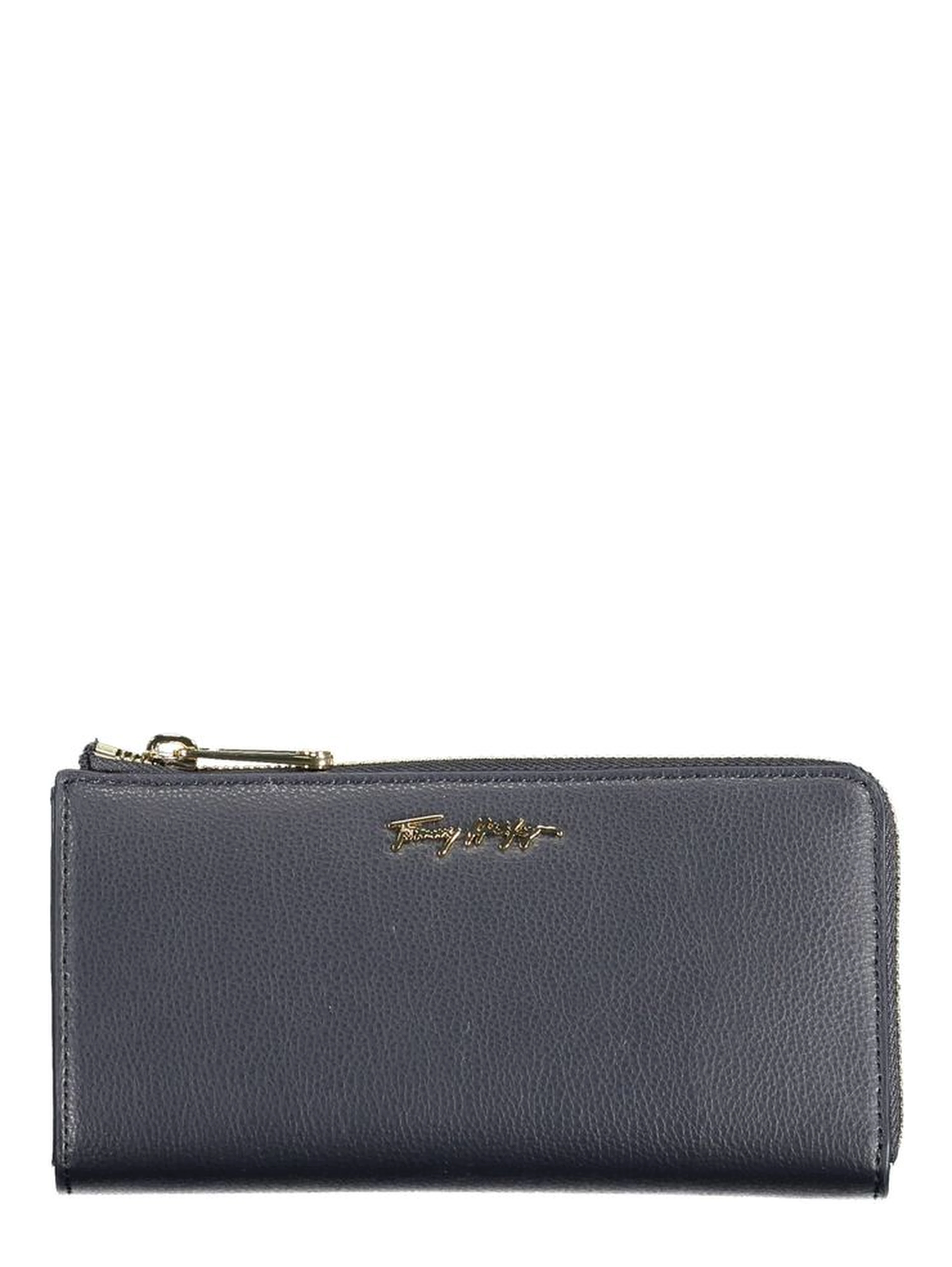 Blue Polyurethane Women Wallet