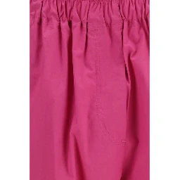 Multicolor Lyocell Casual Pants