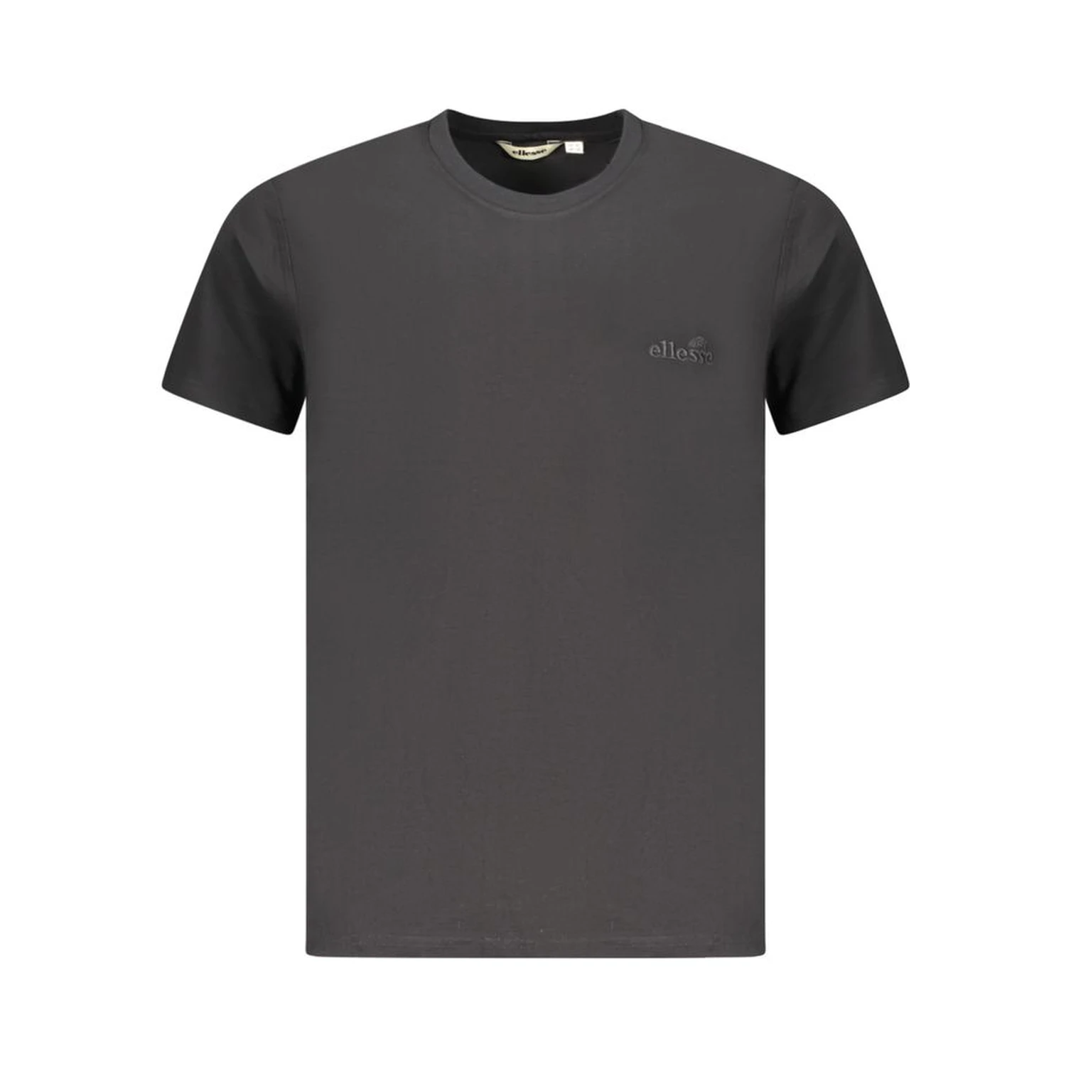 Black Cotton Men T-Shirt